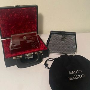 Red and Black Clutch Set